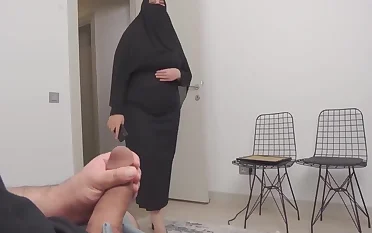 Locate Flash. Hijab Married Woman Caught Me Spasmodical Lacking In Public Waiting Room